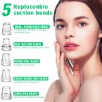 2023 Newest Blackhead Remover Pore Vacuum,Upgraded Facial Pore Cleaner,Electric Acne Comedone Whitehead Extractor Tool-5 Suction Power,5 Probes,USB Rechargeable Blackhead Vacuum Kit for Women & Men - Image 4